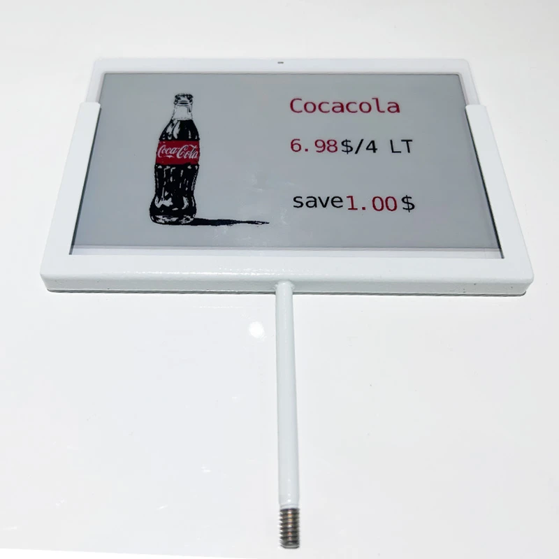 7.3 Inch Electronic Price Tag Metal Screw Mount Coca{1}}Setaele sa cola