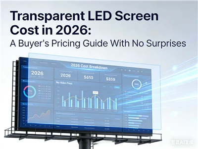 Transparent LED Screen Cost ka 2026 Tataiso ea Litheko ea Moreki e se nang Li...