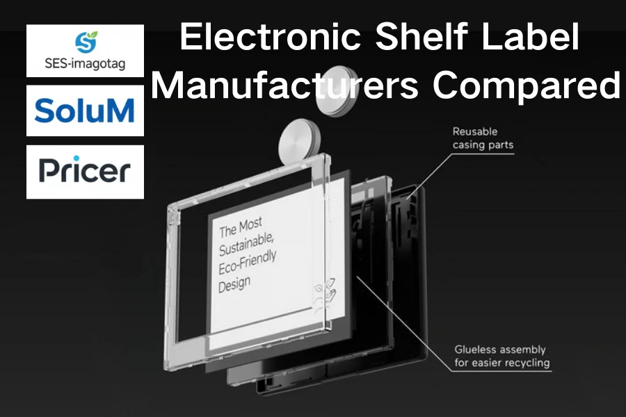 Electronic Shelf Label Manufacturers Bapisoa: SES-imagotag vs SoluM vs Pricer
