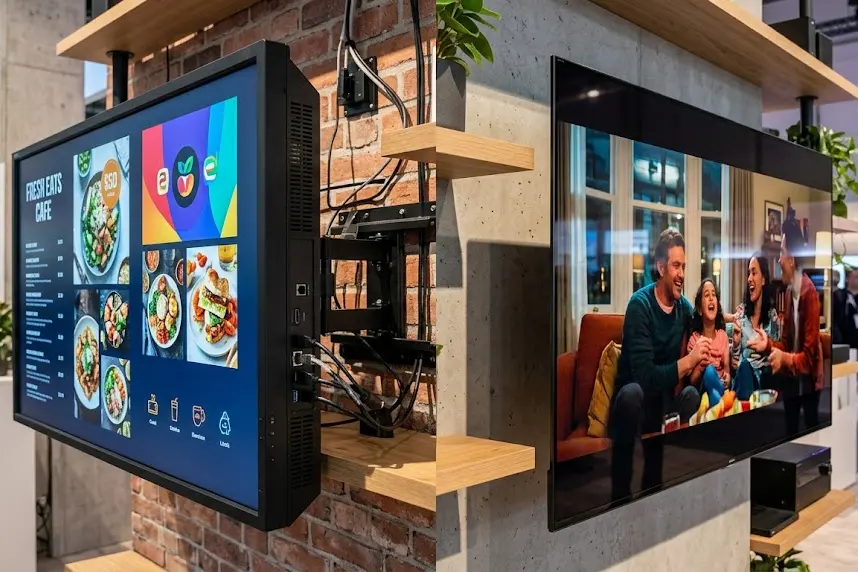 Pontšo ea Khoebo vs Consumer TV: Liphapang tsa Bohlokoa, Litšenyehelo tsa Seb...