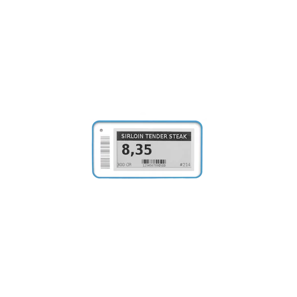 Opticon 2.13 inch ultra-compact electronic shelf label for jewelry pharmacy high-density display Opticon 2.13 inch ultra-compact electronic shelf label for jewelry pharmacy high-density display