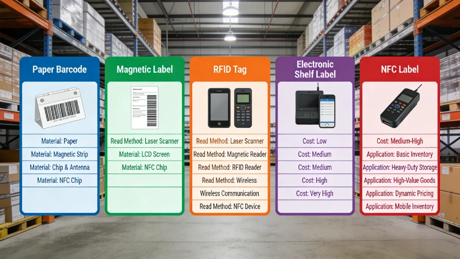 color coded warehouse aisle zone labeling with green yellow and red floor markers for inventory organization