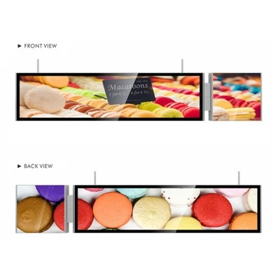 49 Inch LCD Bar Display Screen with Light Box -Lits'oants'o tse peli tse hoketsoeng