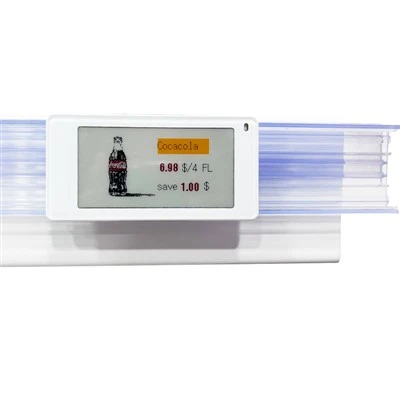 2.13inch Electronic Price Tag Extruison Channel