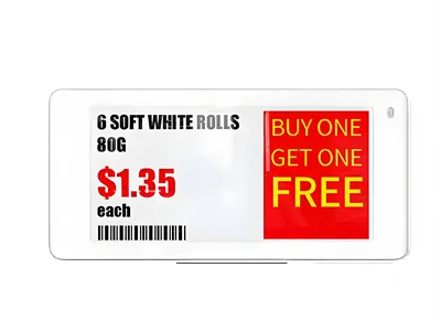 2.13 Inch Four Color Electronic Price Tag
